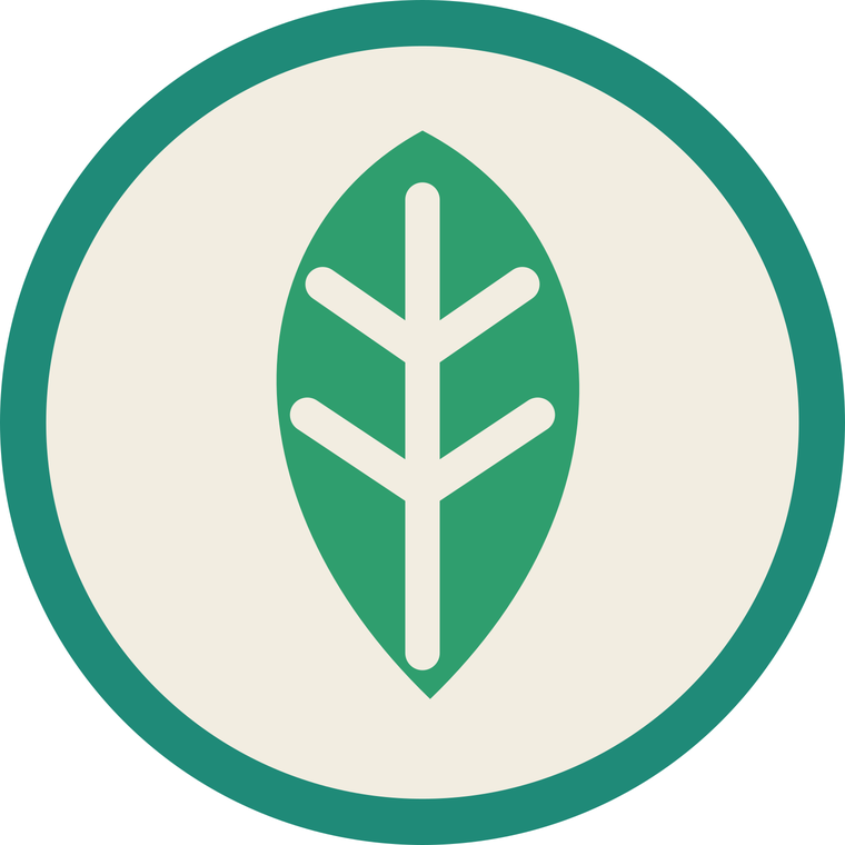 leaf roundel logo artwork